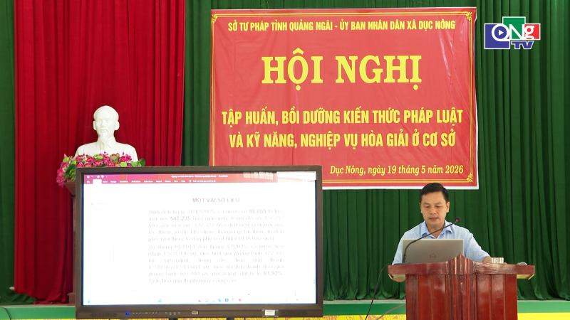 Tập huấn kỹ năng h&ograve;a giải cho đội ngũ h&ograve;a giải vi&ecirc;n cơ sở