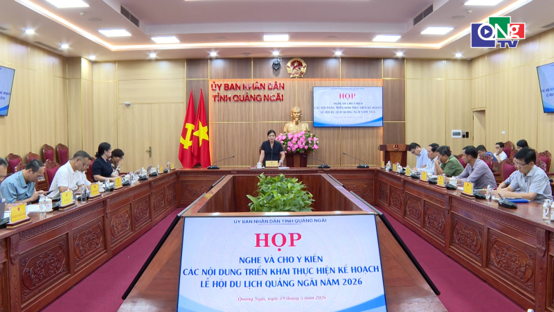 Khai mạc Lễ hội du lịch tỉnh Quảng Ng&atilde;i v&agrave;o tối 30/5
