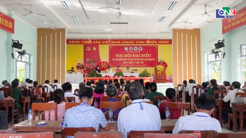 Đại hội c&aacute;c Hội quần ch&uacute;ng x&atilde; Phước Giang