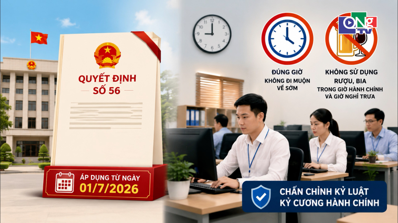 Chấn chỉnh kỷ luật, kỷ cương h&agrave;nh ch&iacute;nh