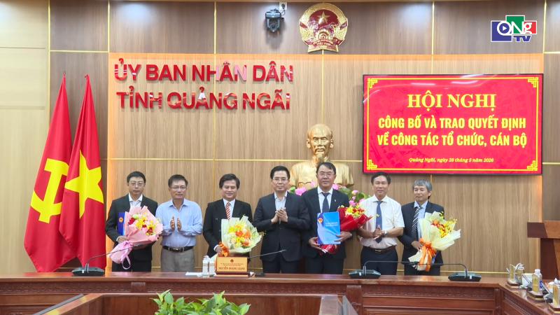 Bổ nhiệm Gi&aacute;m đốc Ban Quản l&yacute; dự &aacute;n đầu tư T&acirc;y Quảng Ng&atilde;i