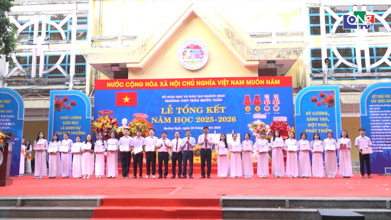 Trường THPT Trần Quốc Tuấn tổng kết năm học 2025-2026