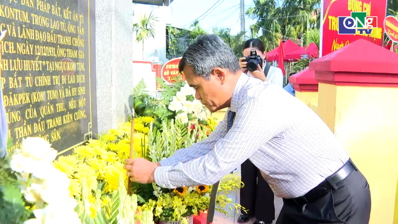 Kỷ niệm 120 năm Ng&agrave;y sinh đồng ch&iacute; Trương Quang Trọng