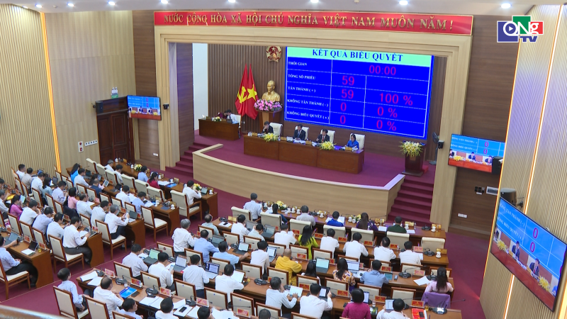 HĐND tỉnh th&ocirc;ng qua nhiều quyết s&aacute;ch quan trọng 