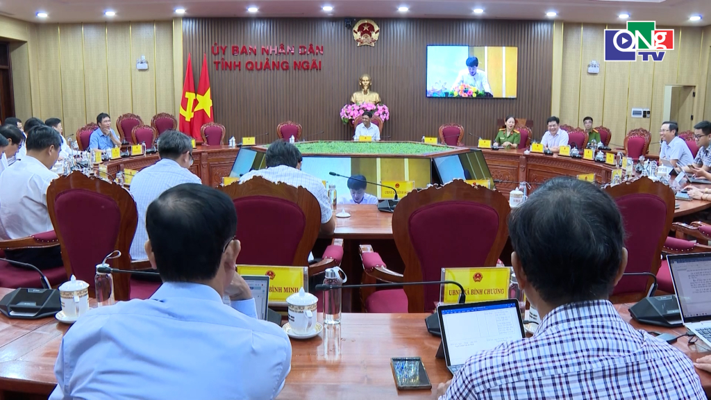 Điểm cầu Quảng Ngãi.
