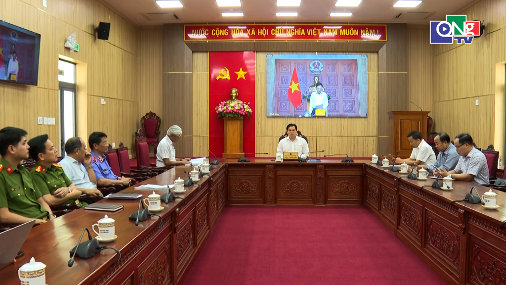 Điểm cầu Quảng Ngãi.