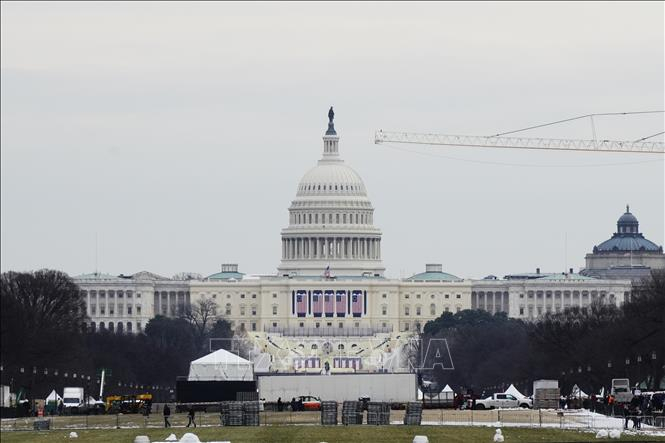 Tòa nhà Quốc hội Mỹ ở Washington, D.C. Ảnh: THX/TTXVN