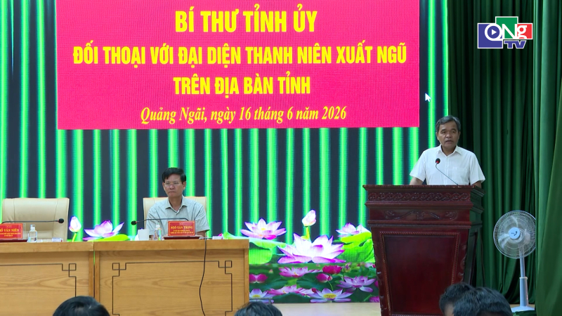B&iacute; thư Tỉnh ủy đối thoại với thanh ni&ecirc;n xuất ngũ