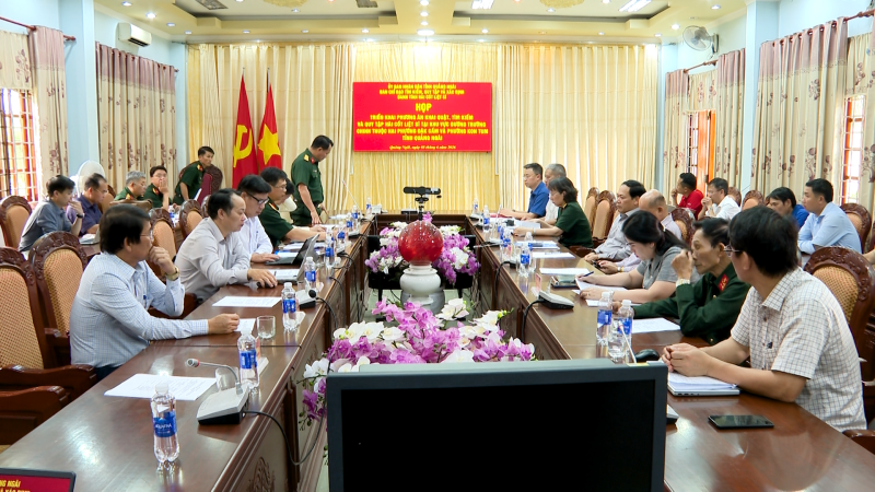 T&igrave;m kiếm, quy tập v&agrave; x&aacute;c định danh t&iacute;nh h&agrave;i cốt liệt sĩ khu vực Trường Chinh