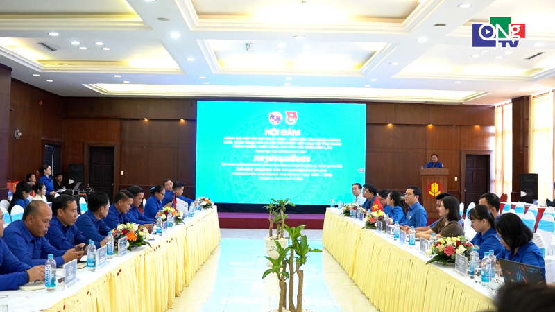 T&igrave;nh đo&agrave;n kết, hữu nghị giữa tuổi trẻ Quảng Ng&atilde;i v&agrave; Khăm Muồn