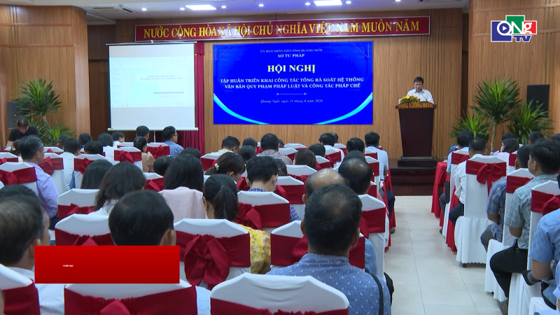Tập huấn triển khai tổng r&agrave; so&aacute;t văn bản quy phạm ph&aacute;p luật