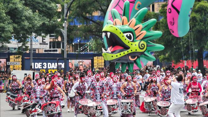 Mexico City tưng bừng lễ hội đường phố ch&agrave;o đ&oacute;n World Cup 2026