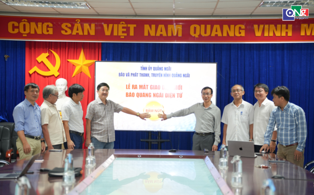 Ra mắt giao diện mới Báo Quảng Ngãi điện tử.