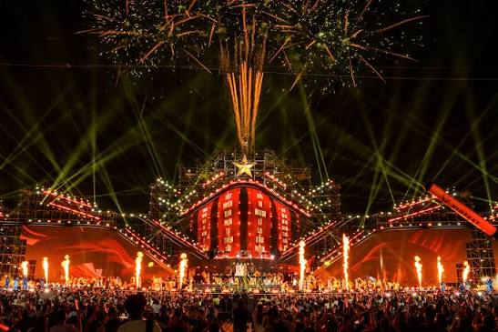 Concert ngày càng trở thành mắt xích quan trọng trong hệ sinh thái công nghiệp giải trí. Ảnh: VTV