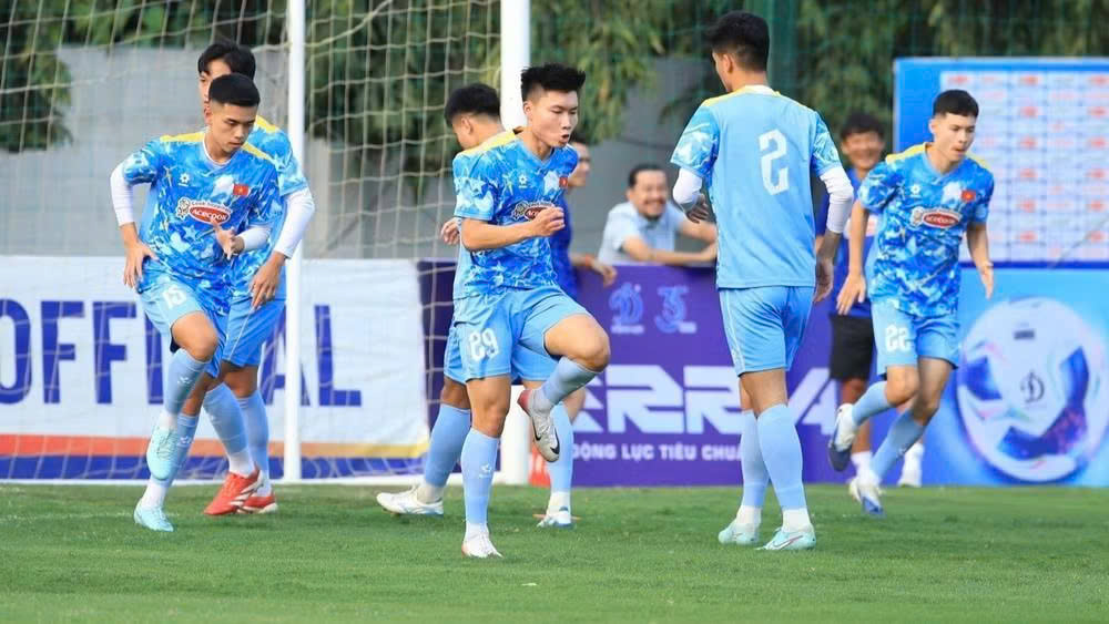U23 Việt Nam nỗ lực hướng tới ASIAD 2026. Ảnh: VFF