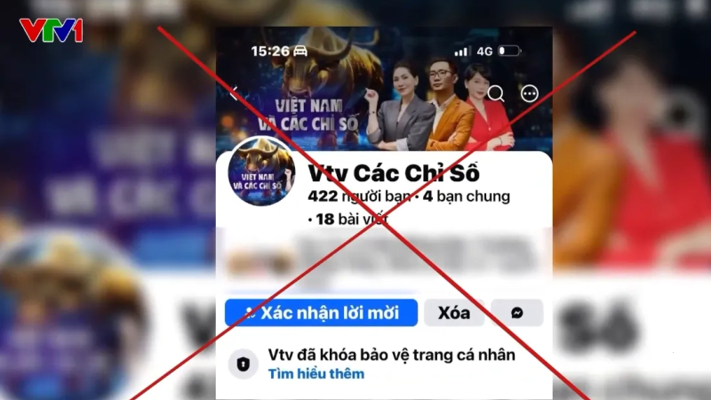 Giả mạo chương tr&igrave;nh &ldquo;Việt Nam v&agrave; c&aacute;c chỉ số&rdquo; của VTV để lừa đảo mời gọi đầu tư