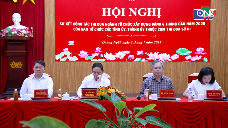 Sơ kết cụm thi đua số III Ng&agrave;nh tổ chức x&acirc;y dựng Đảng