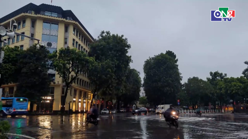 Thời tiết ng&agrave;y đầu tuần: Mưa d&ocirc;ng ở H&agrave; Nội v&agrave; Bắc Bộ