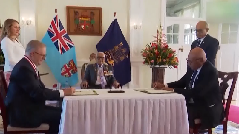 Australia v&agrave; Fiji k&yacute; hiệp ước quốc ph&ograve;ng lịch sử