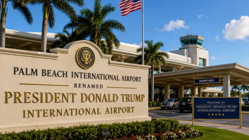 Mỹ c&oacute; s&acirc;n bay mang t&ecirc;n tổng thống Donald Trump