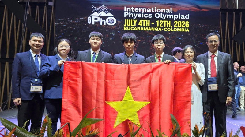 Việt Nam lập kỷ lục tại Olympic Vật l&yacute; quốc tế 2026