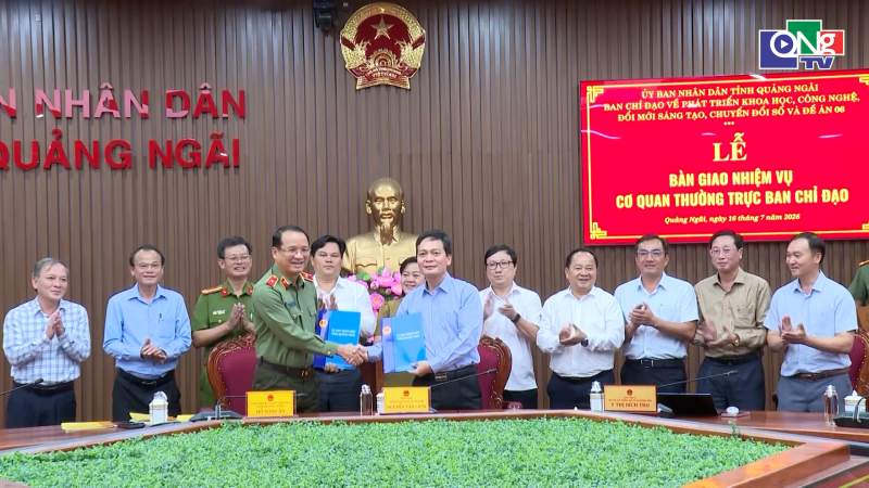 C&ocirc;ng an tỉnh tiếp nhận nhiệm vụ Cơ quan Thường trực Ban Chỉ đạo 57 v&agrave; Đề &aacute;n 06