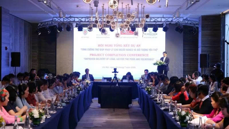 Ho&agrave;n th&agrave;nh gần 95% dự &aacute;n trợ gi&uacute;p ph&aacute;p l&yacute;