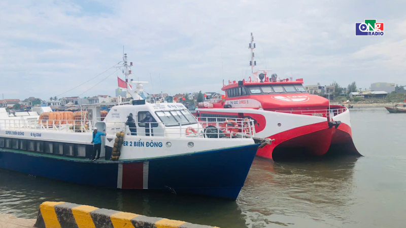 Siết chặt kiểm so&aacute;t, bảo đảm an to&agrave;n giao th&ocirc;ng đường thủy tuyến Sa Kỳ - L&yacute; Sơn