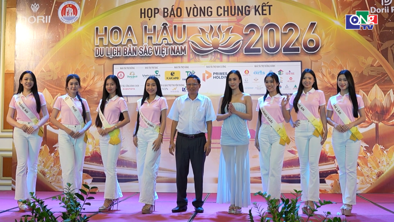 Họp b&aacute;o V&ograve;ng chung kết Hoa hậu Du lịch Bản sắc Việt Nam 2026