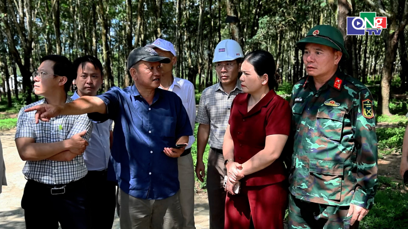 Khảo s&aacute;t c&aacute;c vị tr&iacute; nghi c&oacute; h&agrave;i cốt liệt sĩ tại x&atilde; Đăk P&eacute;k v&agrave; Dục N&ocirc;ng