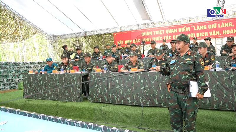 Kh&aacute;nh Cường ho&agrave;n th&agrave;nh diễn tập ph&ograve;ng thủ