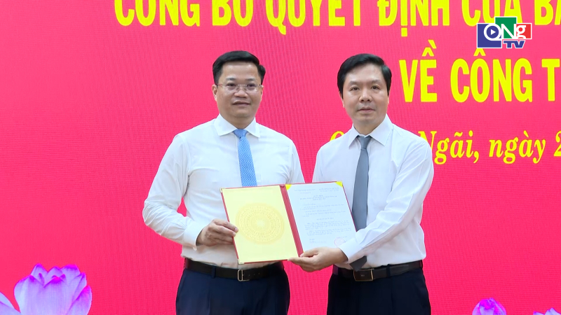 Đồng ch&iacute; Nguyễn Đức T&acirc;m được điều động giữ chức Ph&oacute; B&iacute; thư Tỉnh ủy
