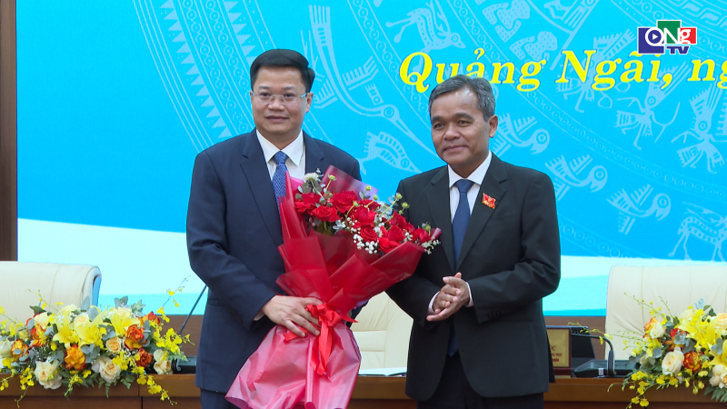 Đồng ch&iacute; Nguyễn Đức T&acirc;m được bầu giữ chức Chủ tịch UBND tỉnh Quảng Ng&atilde;i