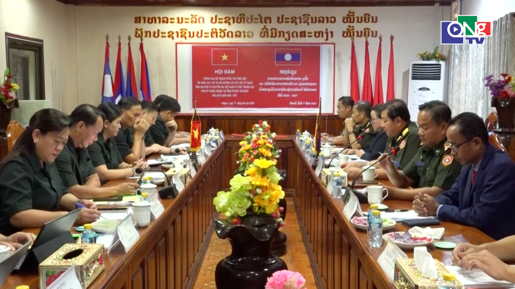 Quang cảnh hội đàm.