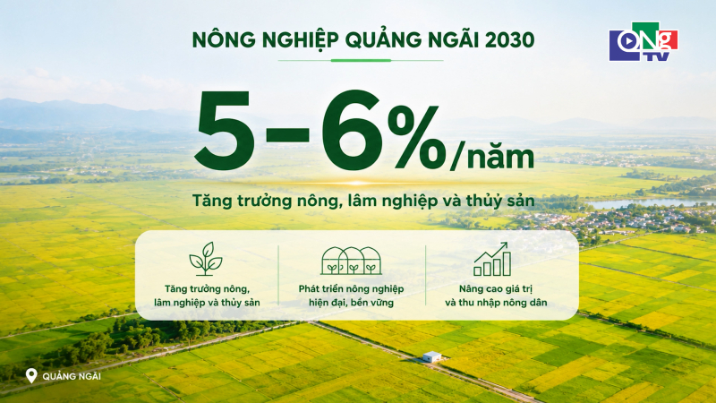 Quảng Ng&atilde;i ph&aacute;t triển n&ocirc;ng nghiệp gắn chế biến v&agrave; thị trường