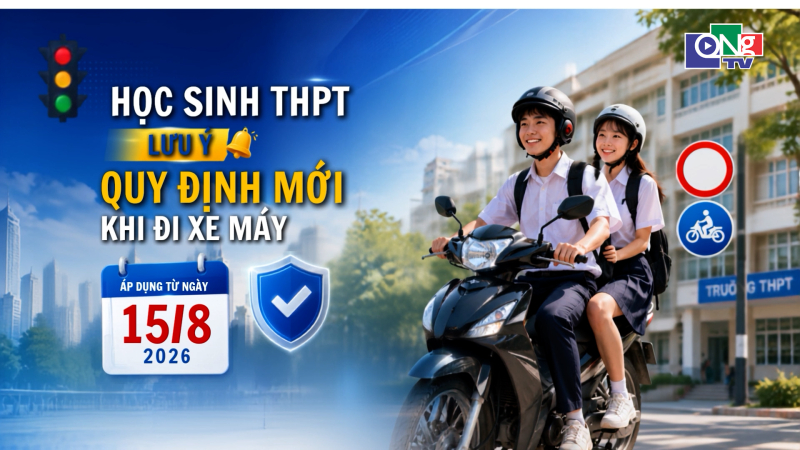 Học sinh THPT cần lưu &yacute; quy định mới khi đi xe m&aacute;y từ 15/8