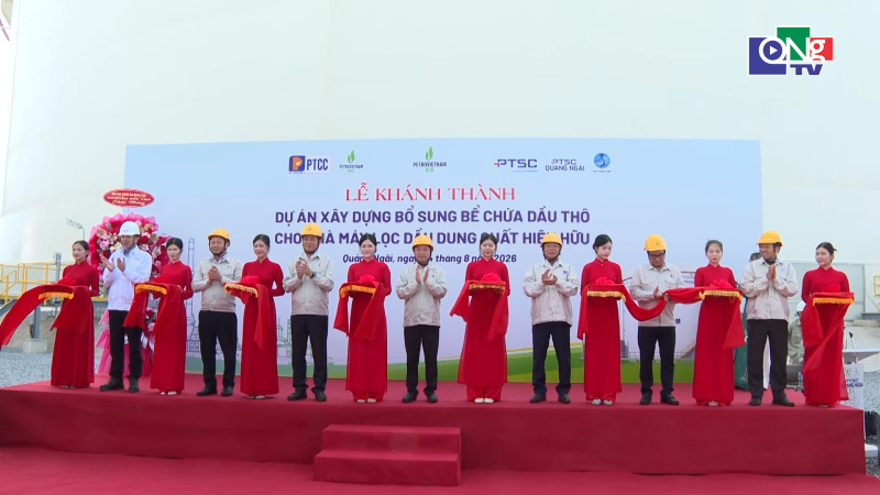 Th&ecirc;m bể chứa dầu th&ocirc; cho Nh&agrave; m&aacute;y Lọc dầu Dung Quất