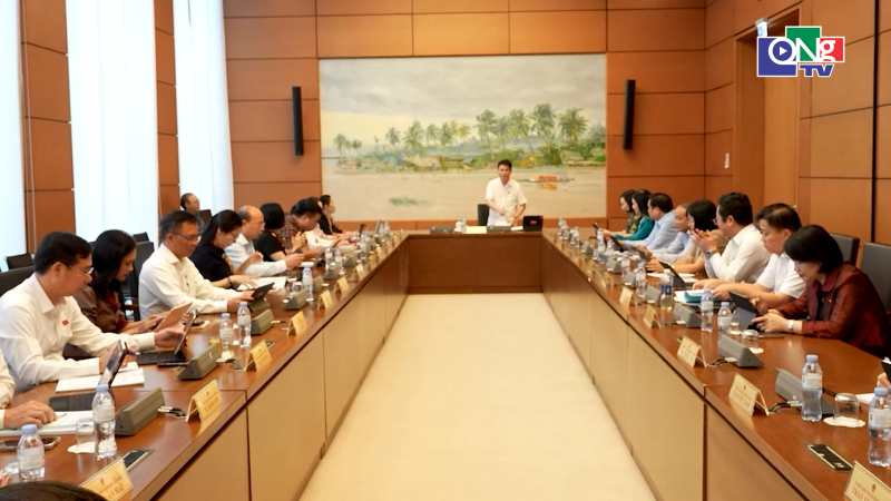 Đại biểu Quốc hội tỉnh Quảng Ng&atilde;i g&oacute;p &yacute; c&aacute;c dự &aacute;n Luật  