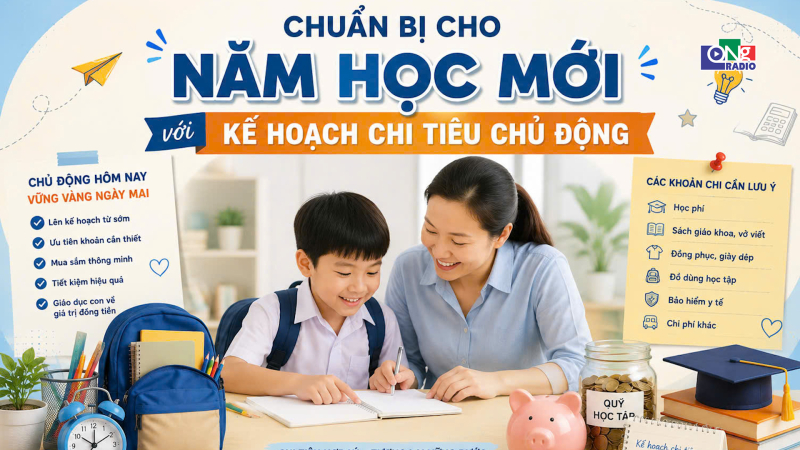 Chuẩn bị cho năm học mới với kế hoạch chi ti&ecirc;u chủ động