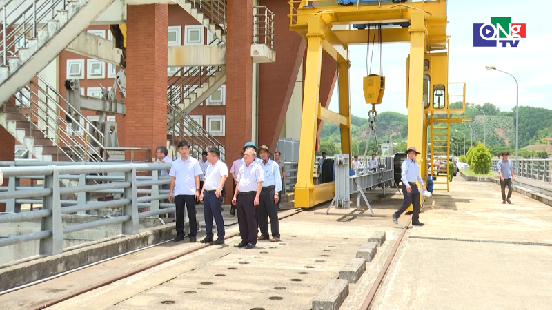 Kiểm tra an to&agrave;n hồ Nước Trong v&agrave; thủy điện Đăk Đrinh