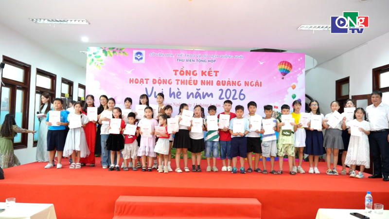 Tổng kết hoạt động "Thiếu nhi vui h&egrave; 2026"
