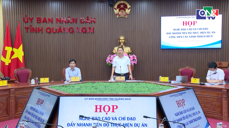 R&agrave; so&aacute;t vướng mắc dự &aacute;n C&ocirc;ng vi&ecirc;n c&acirc;y xanh Thạch B&iacute;ch 