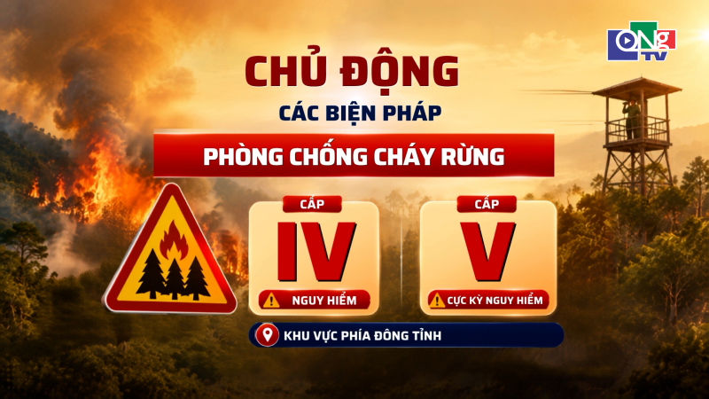Chủ động c&aacute;c biện ph&aacute;p ph&ograve;ng chống ch&aacute;y rừng