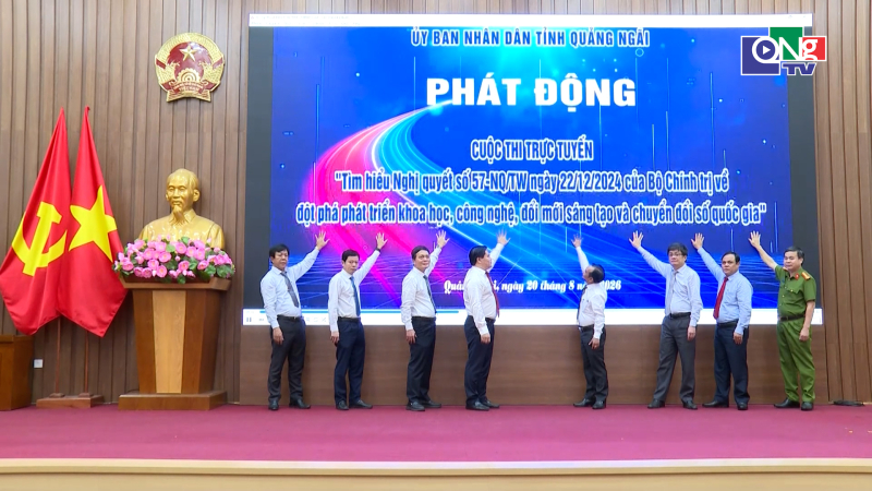 Ph&aacute;t động cuộc thi trực tuyến t&igrave;m hiểu Nghị quyết 57