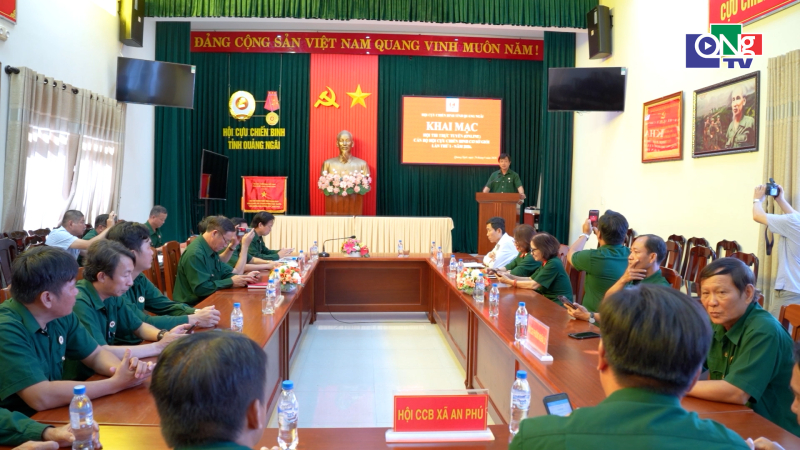 Hội thi c&aacute;n bộ Hội Cựu chiến binh cơ sở giỏi lần thứ I năm 2026