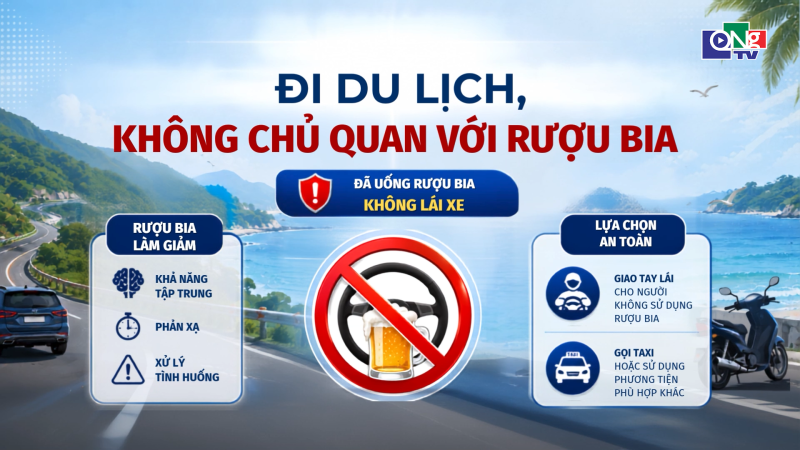 Đi du lịch, kh&ocirc;ng chủ quan với rượu bia