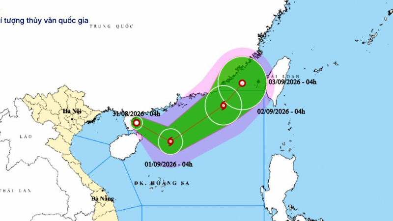 Xuất hiện &aacute;p thấp nhiệt đới tr&ecirc;n Biển Đ&ocirc;ng