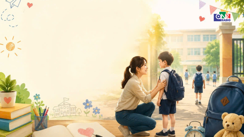 Đồng h&agrave;nh c&ugrave;ng con trong những ng&agrave;y đầu chuyển cấp