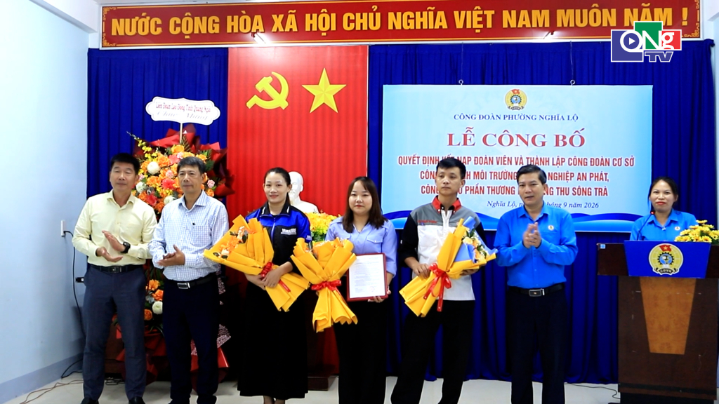 Thành lập 2 công đoàn cơ sở doanh nghiệp.