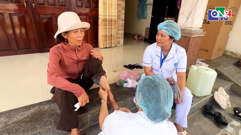 Người dân bị ở xã Đông Sơn.